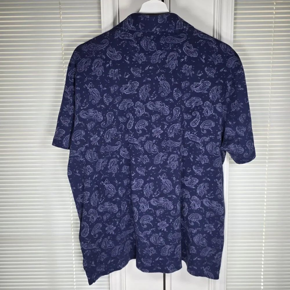 Polo Ralph Lauren Classic Fit Medium Paisley Polo Blue Bandana Print